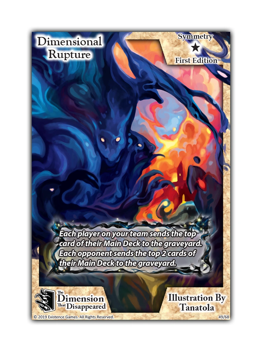 Dimensional Rupture Exodus Trading Card Game Wiki Fandom