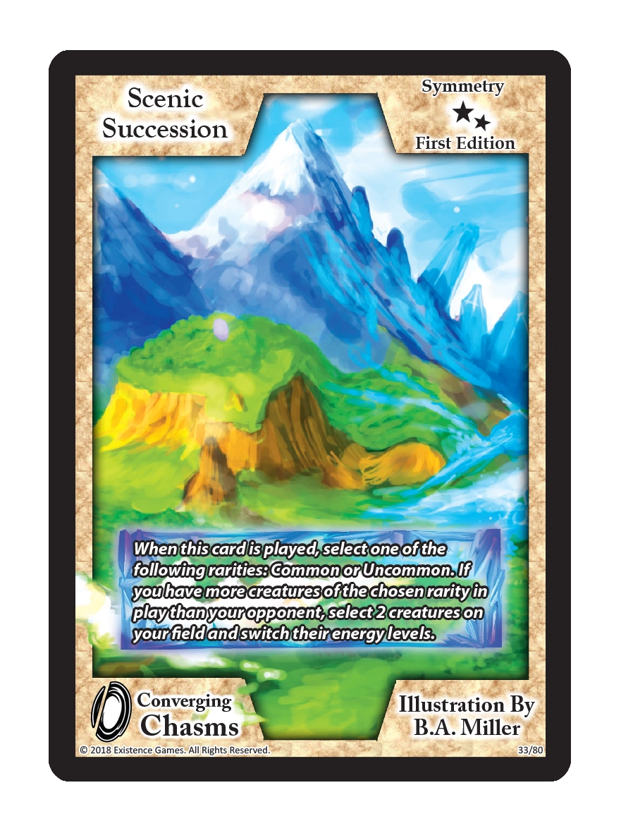 Scenic Succession Exodus Trading Card Game Wiki Fandom