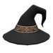 Obsidian mage hat