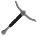 Iron sword handle
