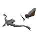 Iron crossbow parts