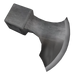 Iron hatchet head