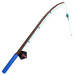 Black fishing rod