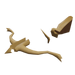 Gold crossbow parts