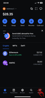 Coinbase settings