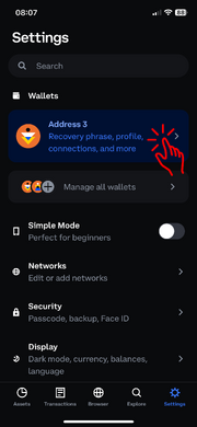 Coinbase address3