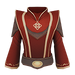 Crimson mage robetop