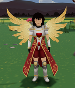 Burning Heart Skin In-Game