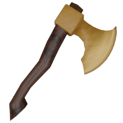 Golden hatchet