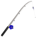 Blue fishing rod