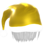 Gold santa hat