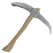 Thumbnail steel pickaxe