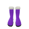 Purple santa boots