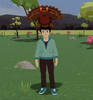 Double gobbler hat