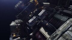 Cargo containers converted into breaching pods