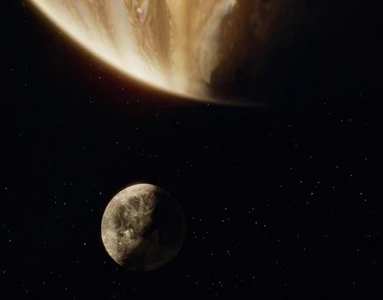 Ganymede and Jupiter