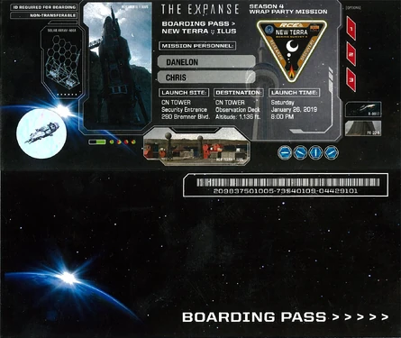 Cast and Crew wrap party badge