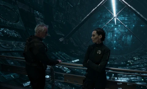 Ashford and Drummer in Medina Station's drum