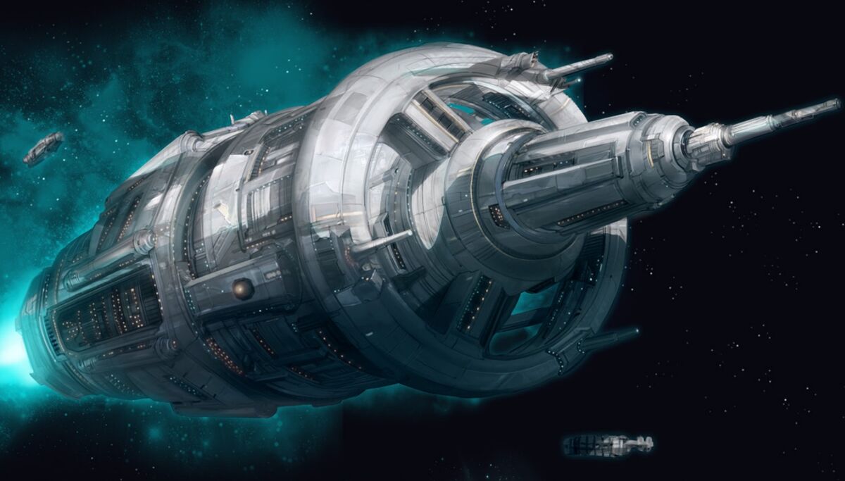 space colony ship