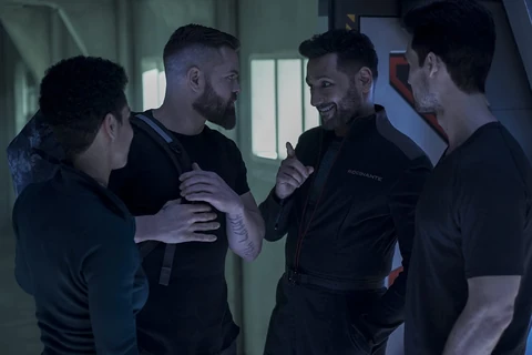 Deleted scene prior to Alex being written off.