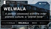 Welwala-Belter Creole panel