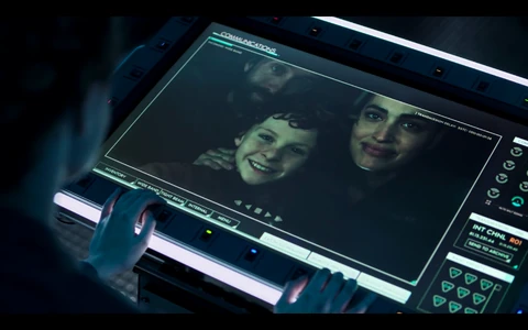 Chike with his adopted family, Lucia and Jakob