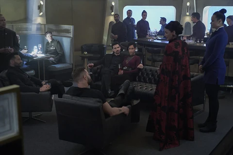 Deleted scene prior to Alex being written off.