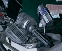 A knocked out Redfield Ballistics PDC as depicted in The Expanse: A Telltale Series