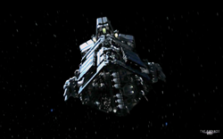 Front view of a Nathan Hale-class.