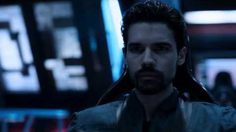 The Expanse S4 E1 New Terra Rocinante Landing scene