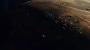 MCRN Jupiter Fleet over Ganymede.
