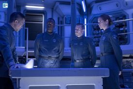 From Left to Right: A UNN Fleet Admiral, Admiral, Lieutenant, and Lieutenant Commander.