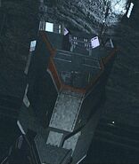 Heavy frigate bow detail.