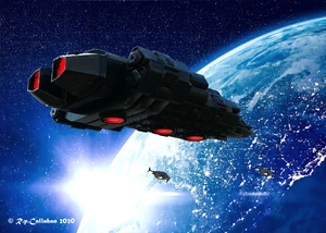 Kristang Light Cruiser and Dragon Dropships[9]