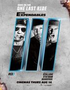 EX3- special poster with three castmembers