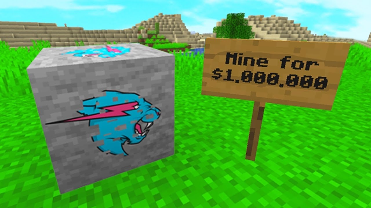 Mrbeast playing minecraft