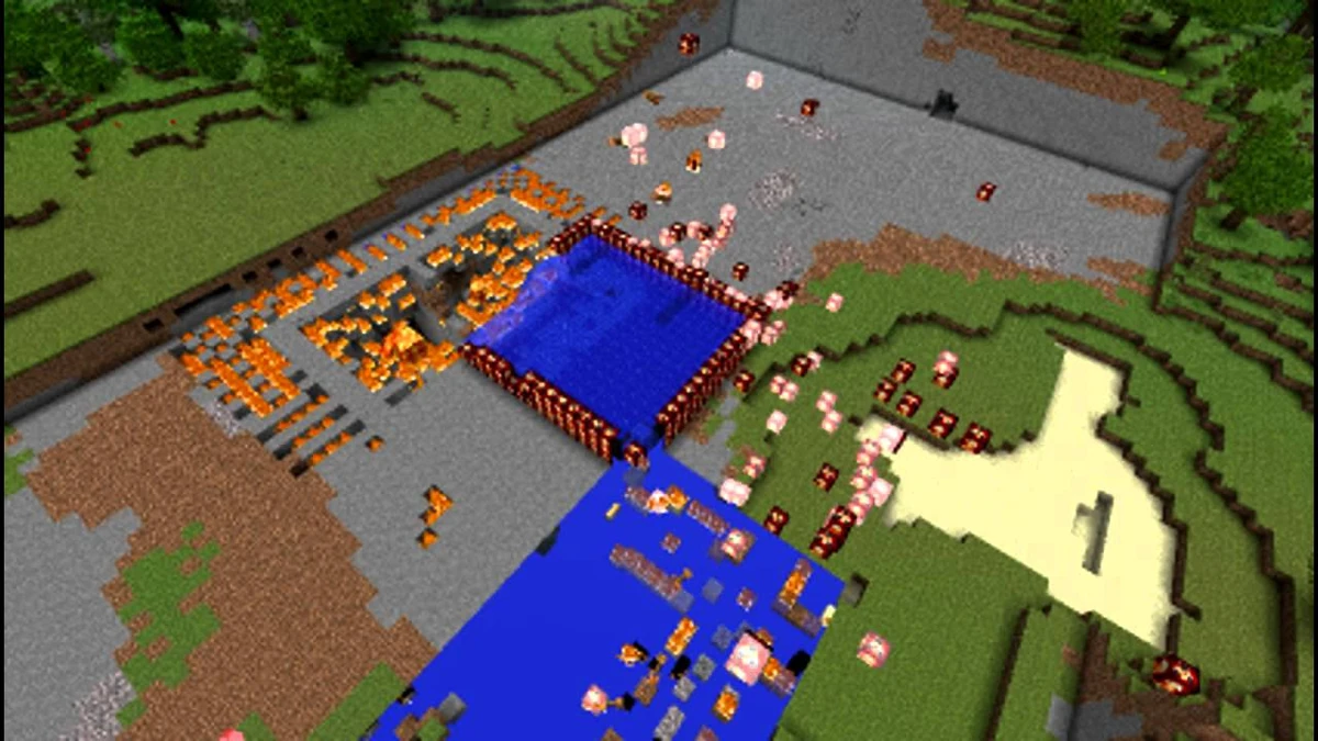 POOL OF NUKES vs 100 CREEPERS | ExplodingTNT Wiki | Fandom