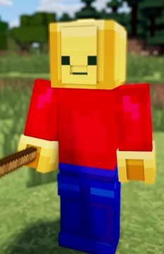 Lego man minecraft 2025