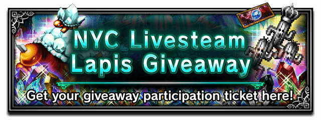 NYC Livestream Lapis Giveaway