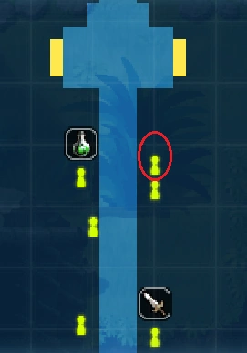 Quest marker for Unlocking Raven Falls Basin