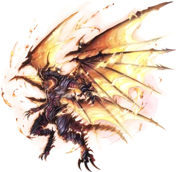 Artwork of Bahamut