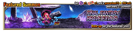 Featured Summon for Final Fantasy Brave Exvius