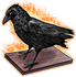 Icon-Raven Figurine