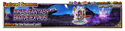 Featured Summon for Final Fantasy Brave Exvius