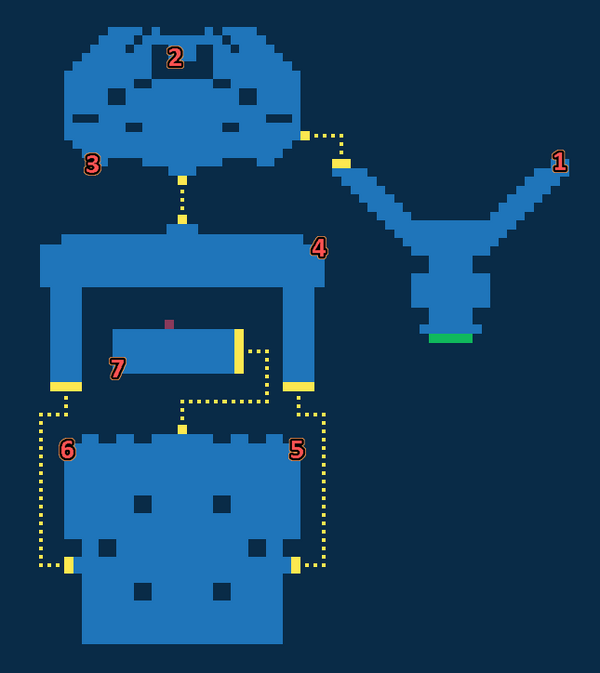 Map for Shinra Building, 69th Floor - Exploration