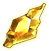 Gold Crystal Shard