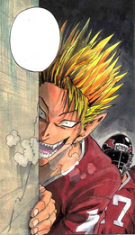 Hiruma declares that his search is complete