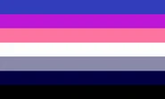 Simplified lunagender flag