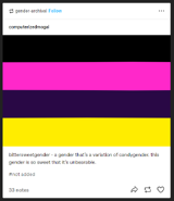 Bittersweetgender coining