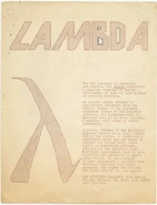 GAA Lambda Pamphlet